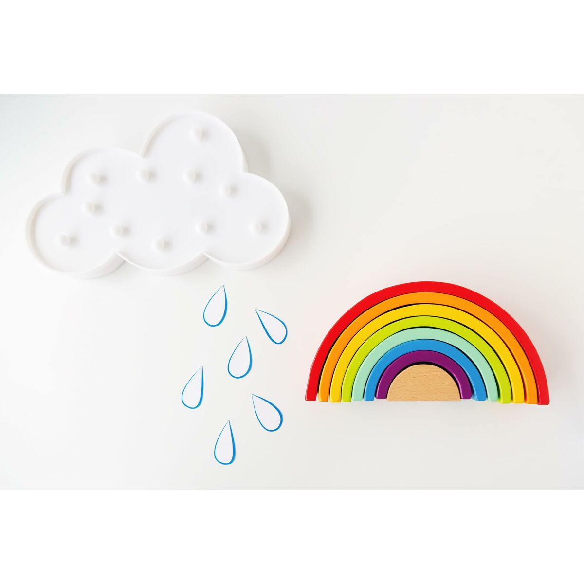 Blocuri Stivuibile 8 Piese - Bebelus, Jucăriile copilăriei timpurii