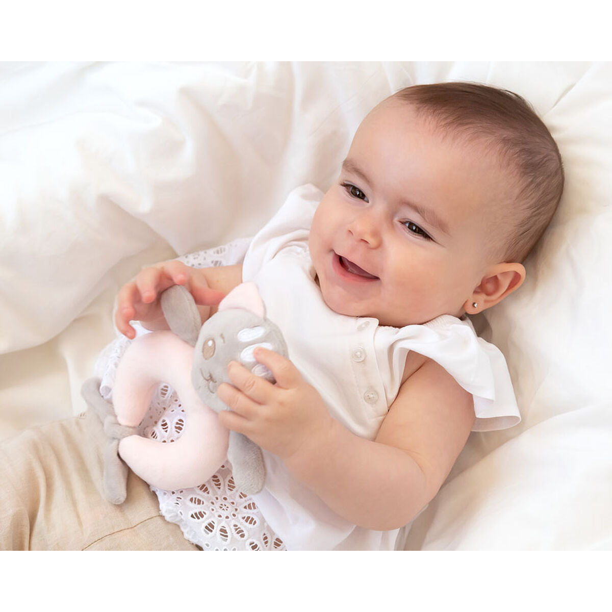 Zornăitoare Cric 16 cm Roz - Bebelus, Jucăriile copilăriei timpurii