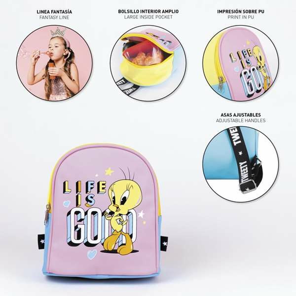 Ghiozdan Looney Tunes - Birou și papetărie, Material școlar și educațional