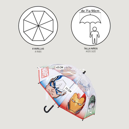 Umbrelă The Avengers 100 % POE (Ø 71 cm) - Bagaje, Umbrelă
