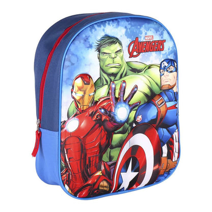 Ghiozdan The Avengers Albastru (25 x 31 x 10 cm) - Birou și papetărie, Material școlar și educațional