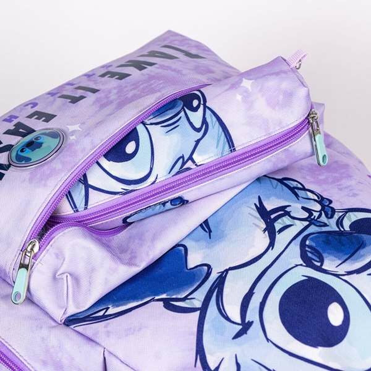 Ghiozdan Stitch Liliachiu - Birou și papetărie, Material școlar și educațional