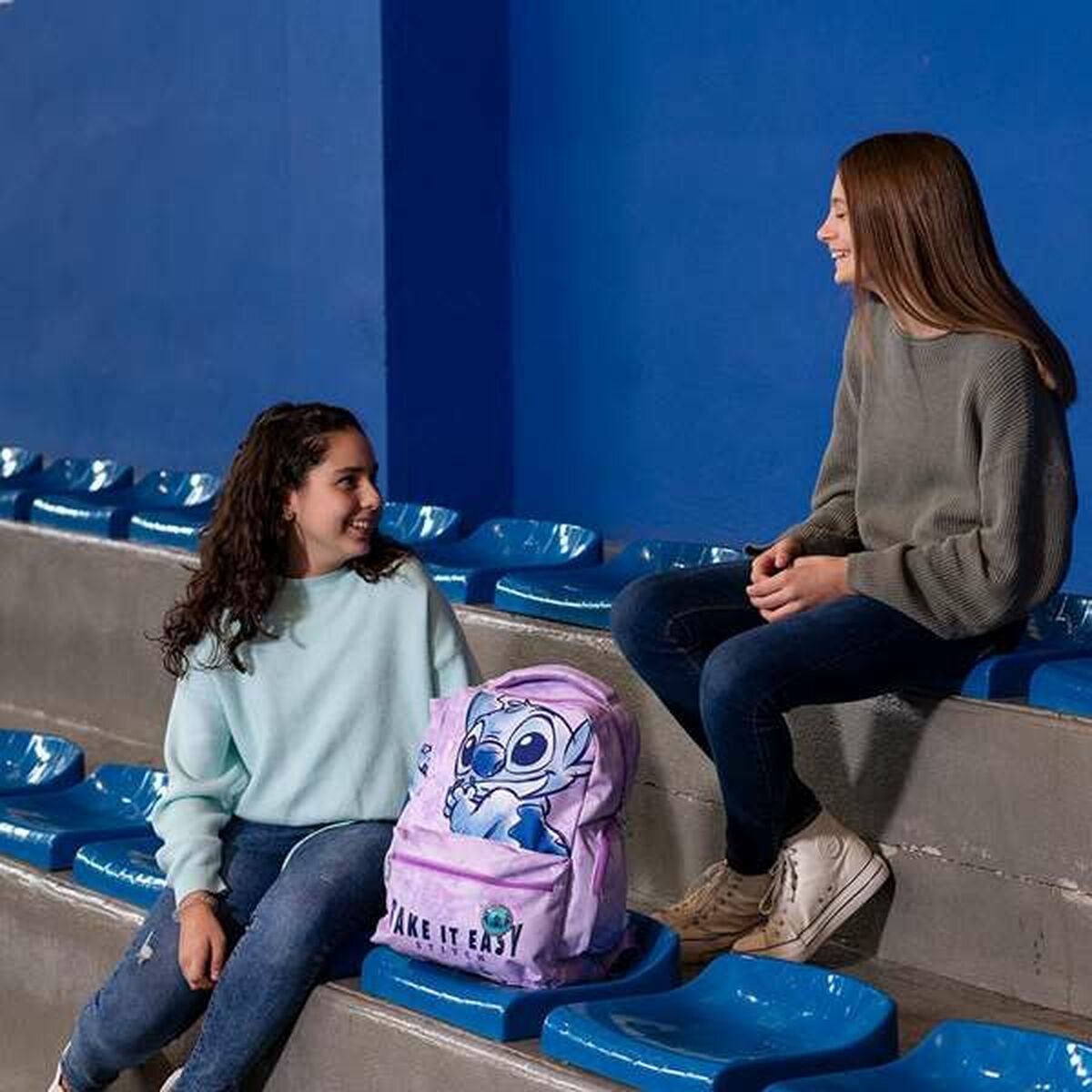 Ghiozdan Stitch Liliachiu - Birou și papetărie, Material școlar și educațional