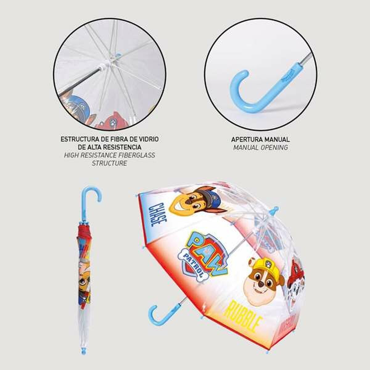 Umbrelă The Paw Patrol Ø 71 cm 45cm - Bagaje, Umbrelă