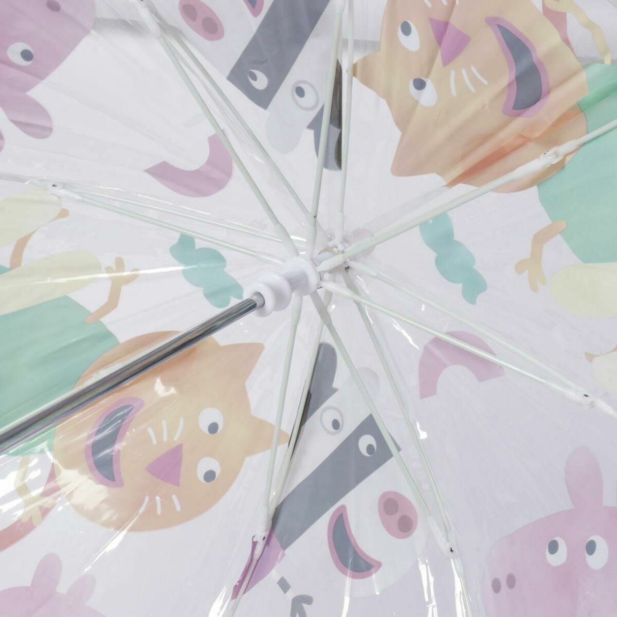 Umbrelă Peppa Pig Ø 71 cm Transparent - Bagaje, Umbrelă