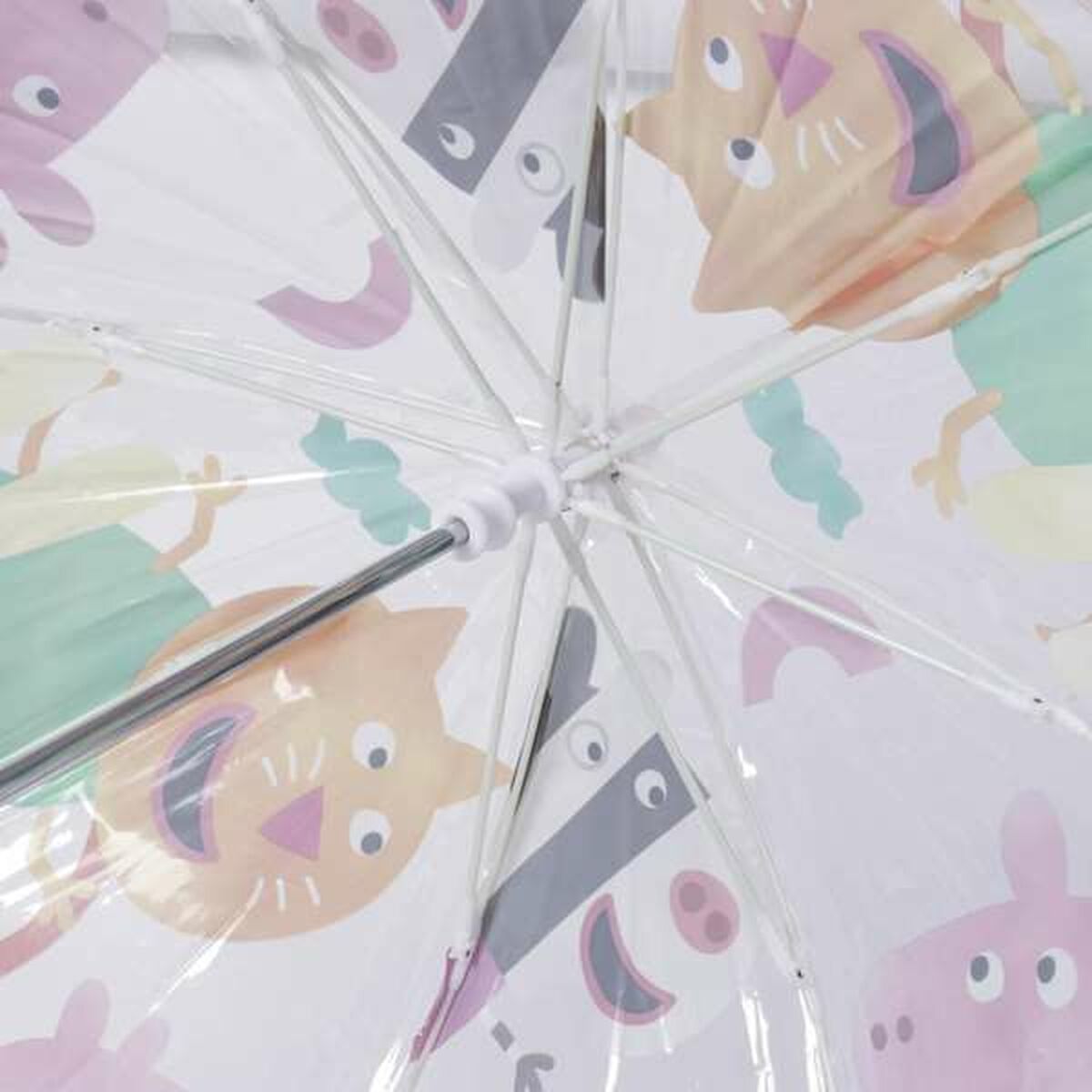 Umbrelă Peppa Pig Ø 71 cm Transparent - Bagaje, Umbrelă