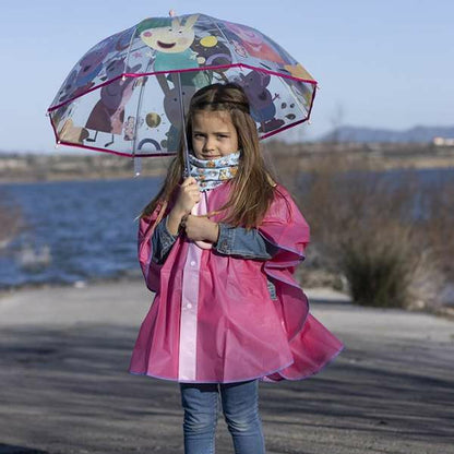 Umbrelă Peppa Pig Ø 71 cm Transparent - Bagaje, Umbrelă