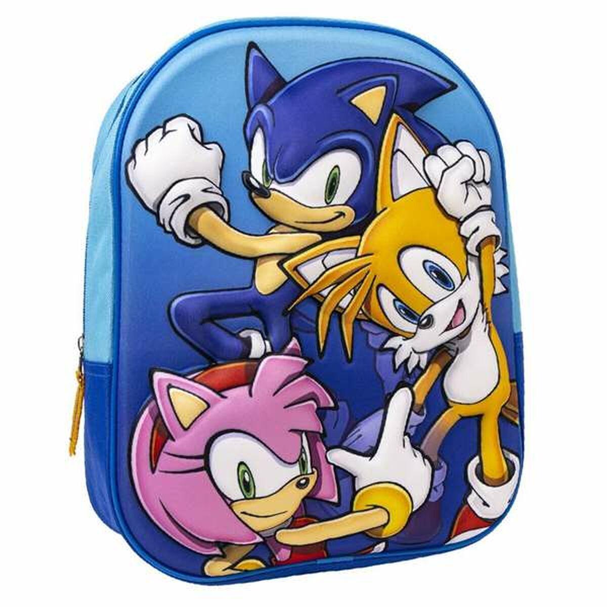 Ghiozdan 3D Sonic 25 x 31 x 9 cm - Birou și papetărie, Material școlar și educațional
