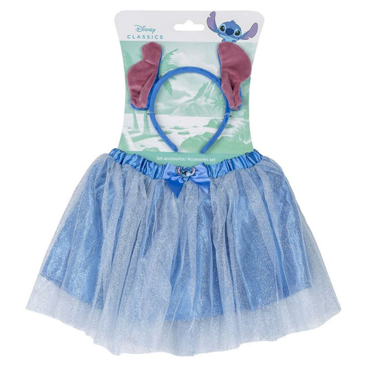 Costum Deghizare pentru Copii Stitch Albastru Diademă Tutu 2 Piese - Jucarii si jocuri, Costume și accesorii