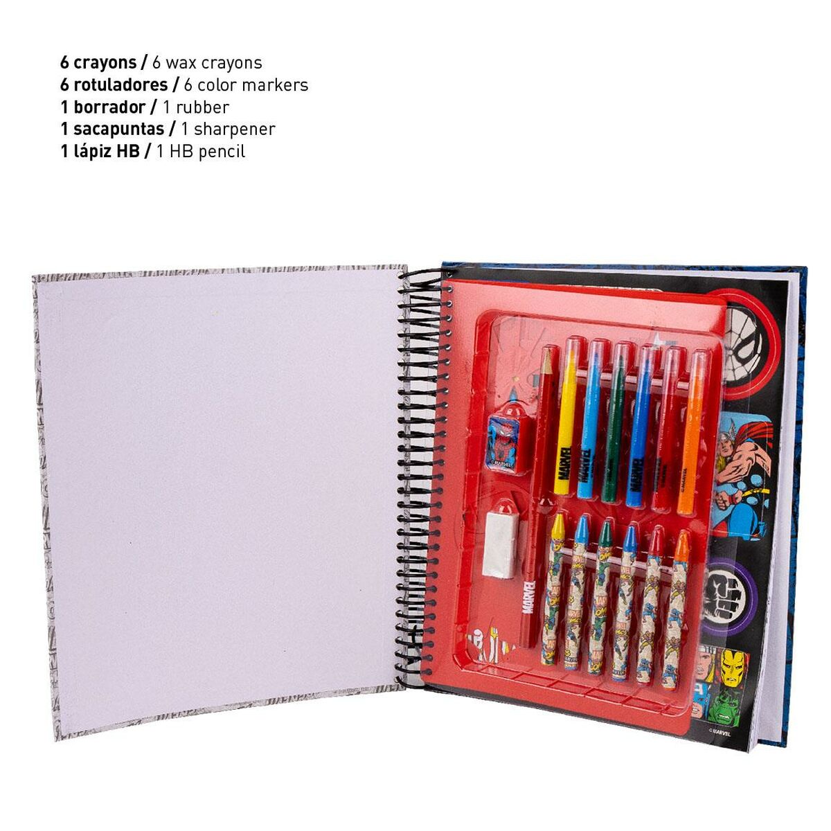 Set pentru desen Marvel - Birou și papetărie, Arte și Meserii