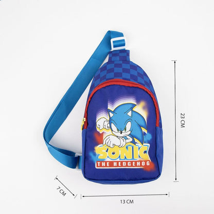 Rucsac pentru Copii Sonic Albastru 13 x 23 x 7 cm - Birou și papetărie, Material școlar și educațional