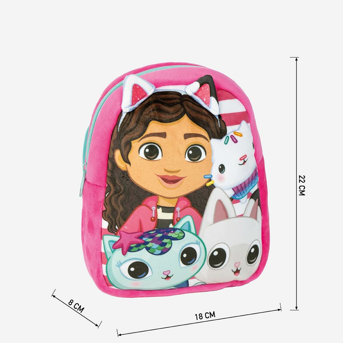 Ghiozdan Gabby's Dollhouse Roz - Birou și papetărie, Material școlar și educațional