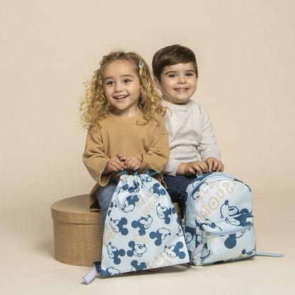 Geantă rucsac pentru copii Mickey Mouse Albastru 27 x 33 cm - Birou și papetărie, Material școlar și educațional