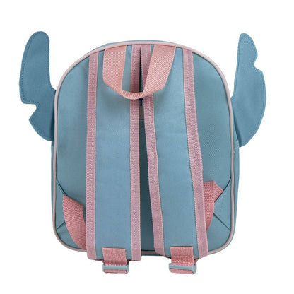 Ghiozdan Stitch Albastru deschis 22 x 27 x 10 cm - Birou și papetărie, Material școlar și educațional