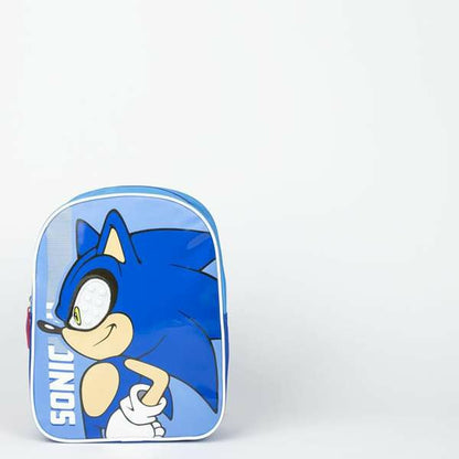 Ghiozdan Sonic Albastru 21,7 x 28,0 x 9,0 cm - Birou și papetărie, Material școlar și educațional