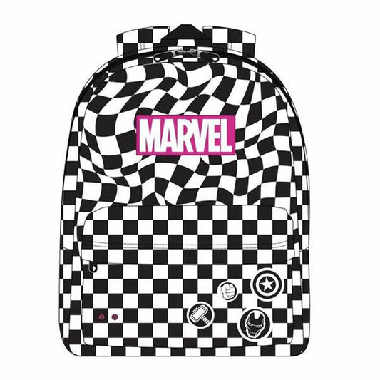 Ghiozdan Marvel Negru 32 x 12 x 42 cm - Birou și papetărie, Material școlar și educațional