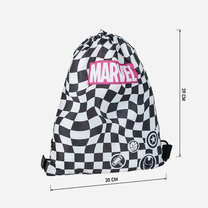 Ghiozdan Marvel Negru 30 x 39 cm - Birou și papetărie, Material școlar și educațional