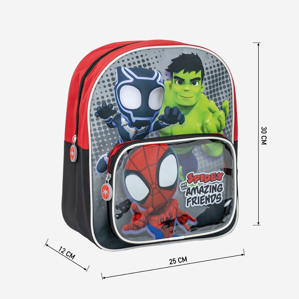 Ghiozdan Spidey Roșu 25 x 3 x 12 cm - Birou și papetărie, Material școlar și educațional