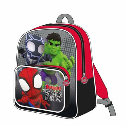 Ghiozdan Spidey Roșu 25,0 x 30,0 x 1,2 cm - Birou și papetărie, Material școlar și educațional