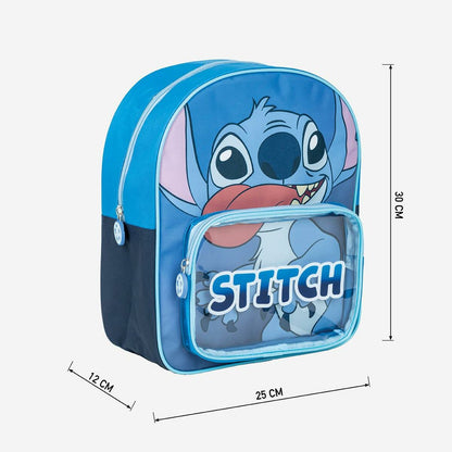 Ghiozdan Stitch Albastru 25 x 3 x 12 cm - Birou și papetărie, Material școlar și educațional