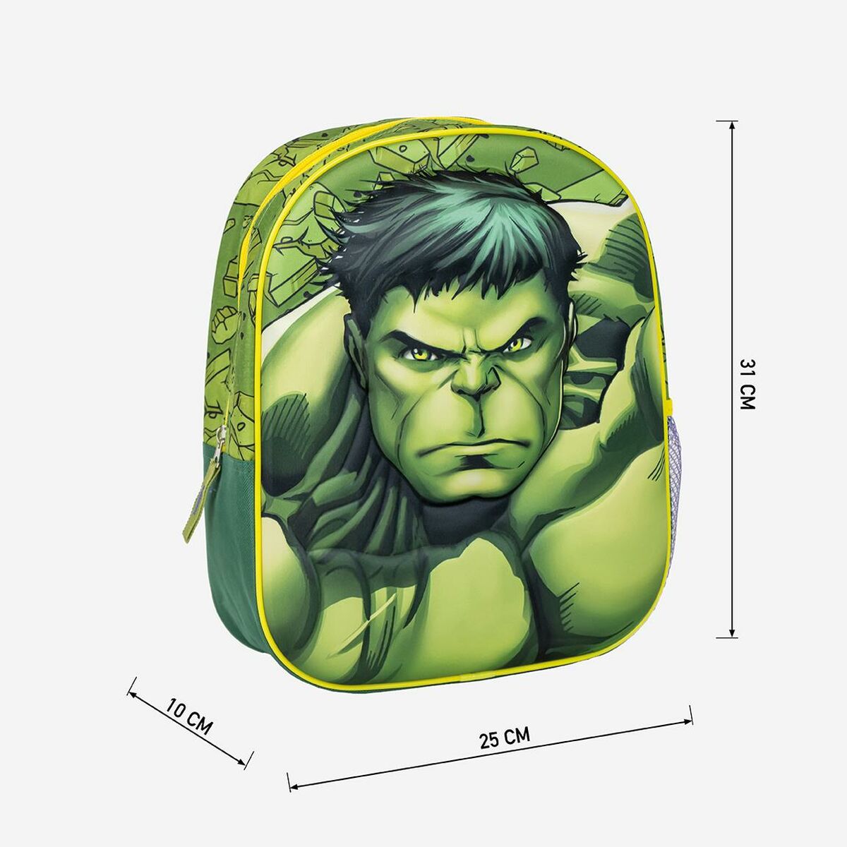 Ghiozdan The Avengers Verde 25 x 31 x 10 cm - Birou și papetărie, Material școlar și educațional