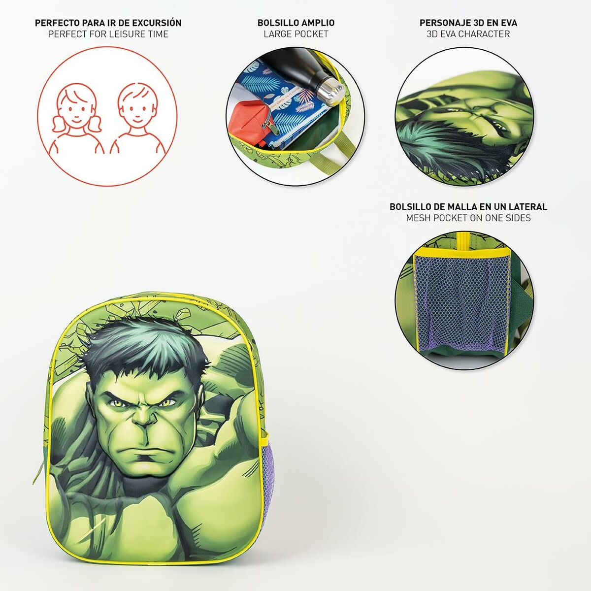 Ghiozdan The Avengers 3D - Birou și papetărie, Material școlar și educațional