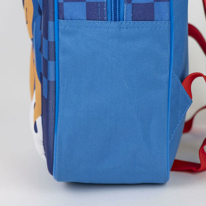 Ghiozdan Sonic Albastru 25 x 31 x 10 cm - Birou și papetărie, Material școlar și educațional