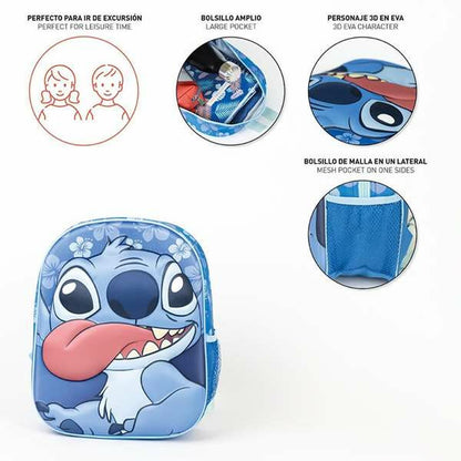 Ghiozdan 3D Stitch - Birou și papetărie, Material școlar și educațional