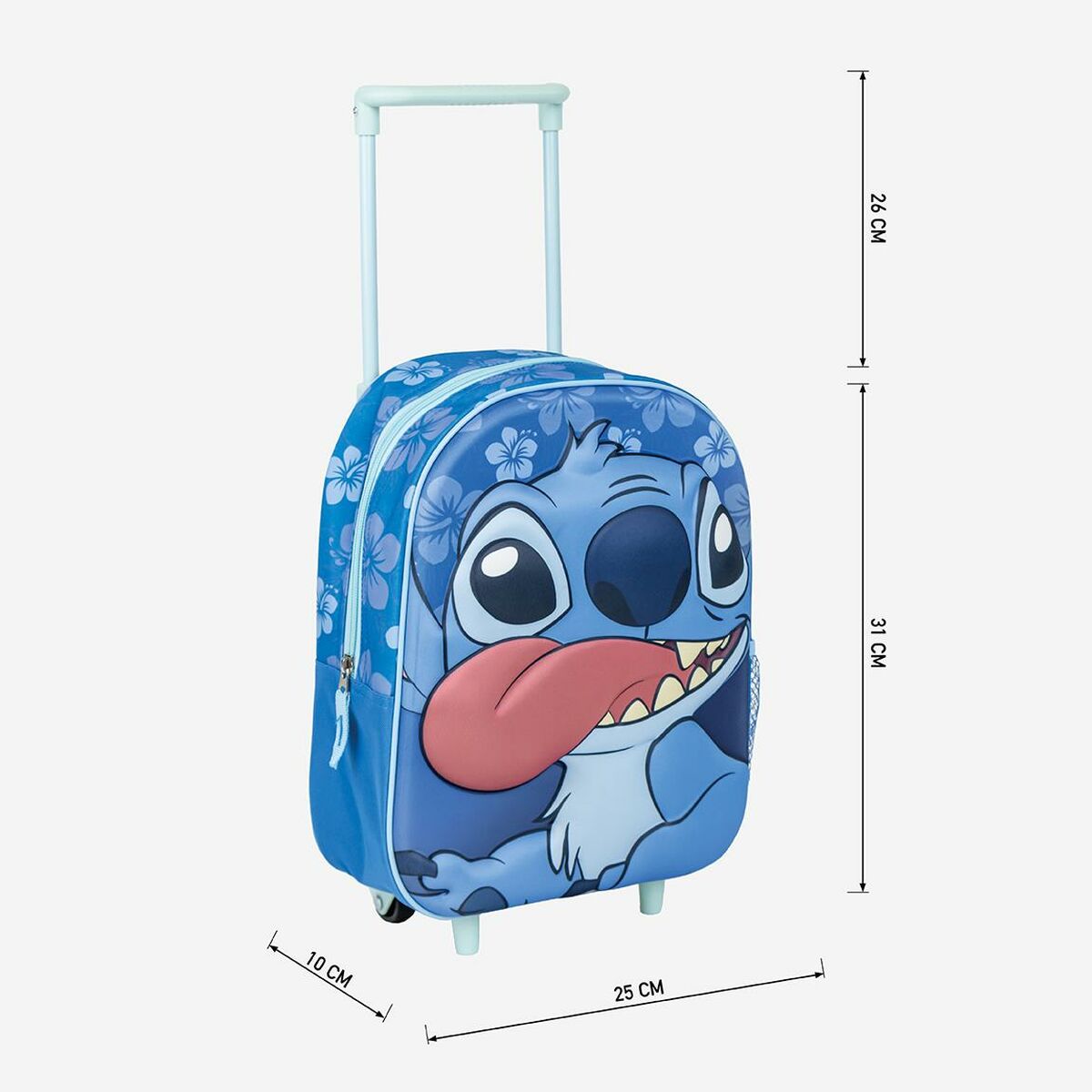 Ghiozdan 3D cu Roți Stitch - Birou și papetărie, Material școlar și educațional