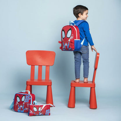 Ghiozdan Spidey Roșu 25 x 30 x 10 cm - Birou și papetărie, Material școlar și educațional