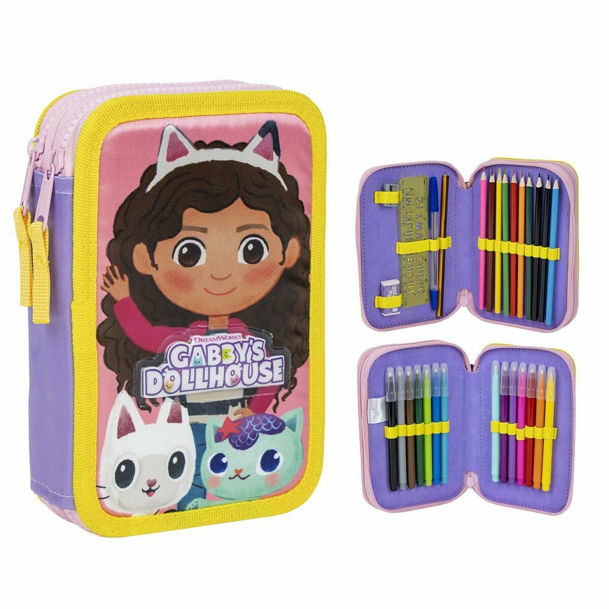 Penar Gabby's Dollhouse Liliachiu 12,5 x 19,5 x 4,5 cm - Birou și papetărie, Material școlar și educațional