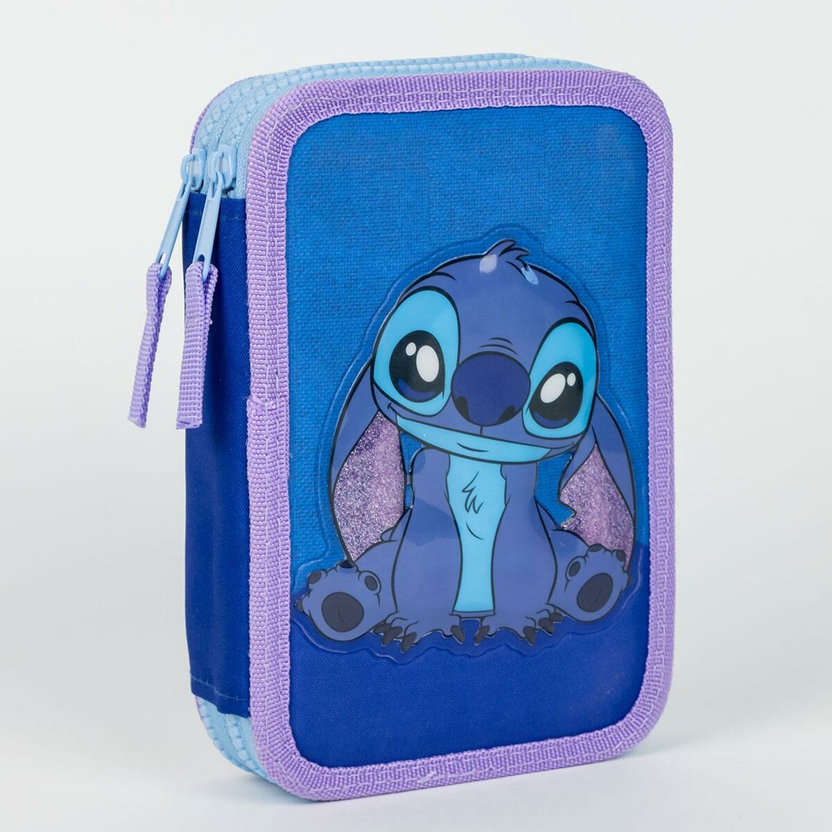 Penar Stitch Albastru 12,5 x 19,5 x 4,5 cm - Birou și papetărie, Material școlar și educațional