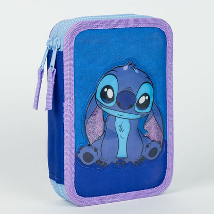 Penar Stitch Albastru 12,5 x 19,5 x 4,5 cm - Birou și papetărie, Material școlar și educațional