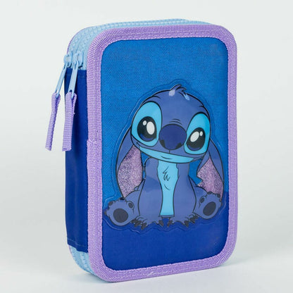 Penar Stitch Albastru 12,5 x 19,5 x 4,5 cm - Birou și papetărie, Material școlar și educațional