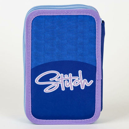 Penar Stitch Albastru 12,5 x 19,5 x 4,5 cm - Birou și papetărie, Material școlar și educațional