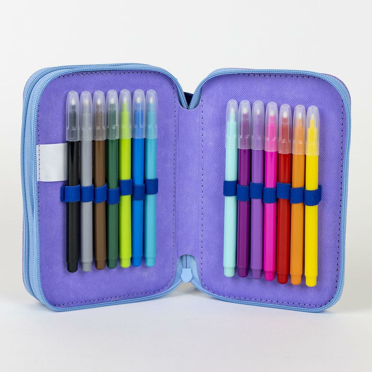 Penar Școlar Stitch Albastru 12,5 x 19,5 x 4,5 cm - Birou și papetărie, Material școlar și educațional