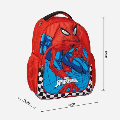 Ghiozdan Spider-Man Roșu 32 x 15 x 42 cm - Birou și papetărie, Material școlar și educațional