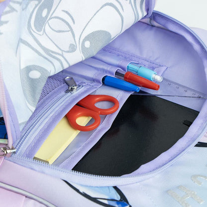 Ghiozdan Stitch Liliachiu 32 x 15 x 42 cm - Birou și papetărie, Material școlar și educațional