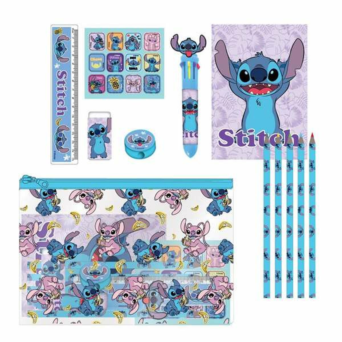 Set pentru desen Stitch Albastru - Jucarii si jocuri, Activități creative