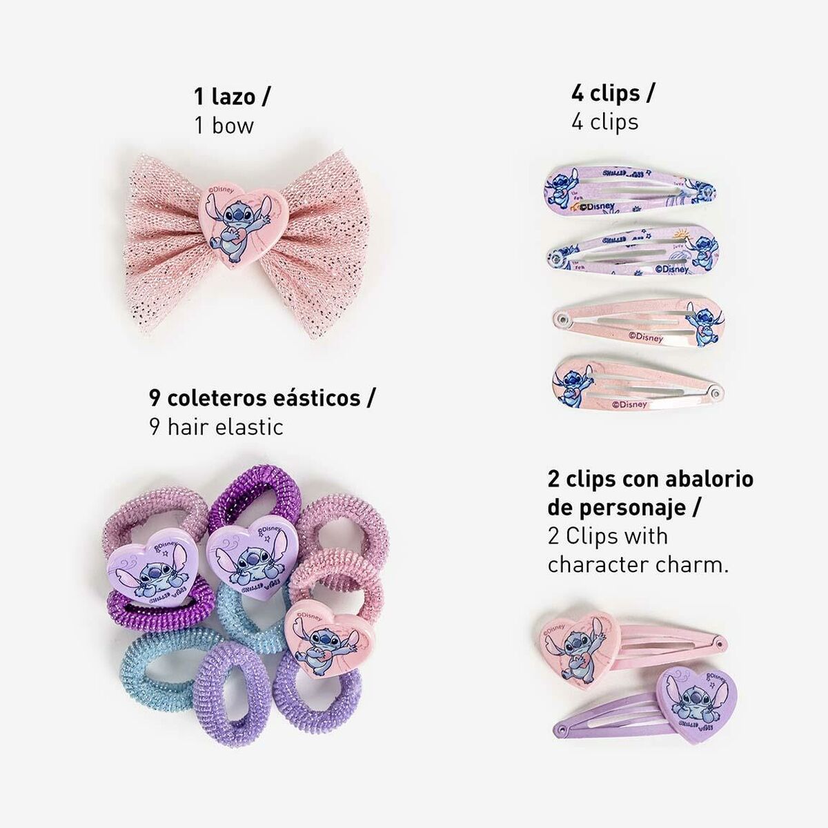 Rucsac pentru Copii cu Accesorii pentru Păr Stitch Multicolor - Jucarii si jocuri, Imitații de jocuri