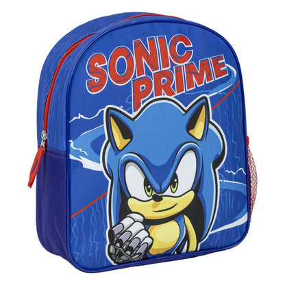 Ghiozdan Sonic Albastru 25,0 x 30,0 x 29,0 cm - Birou și papetărie, Material școlar și educațional