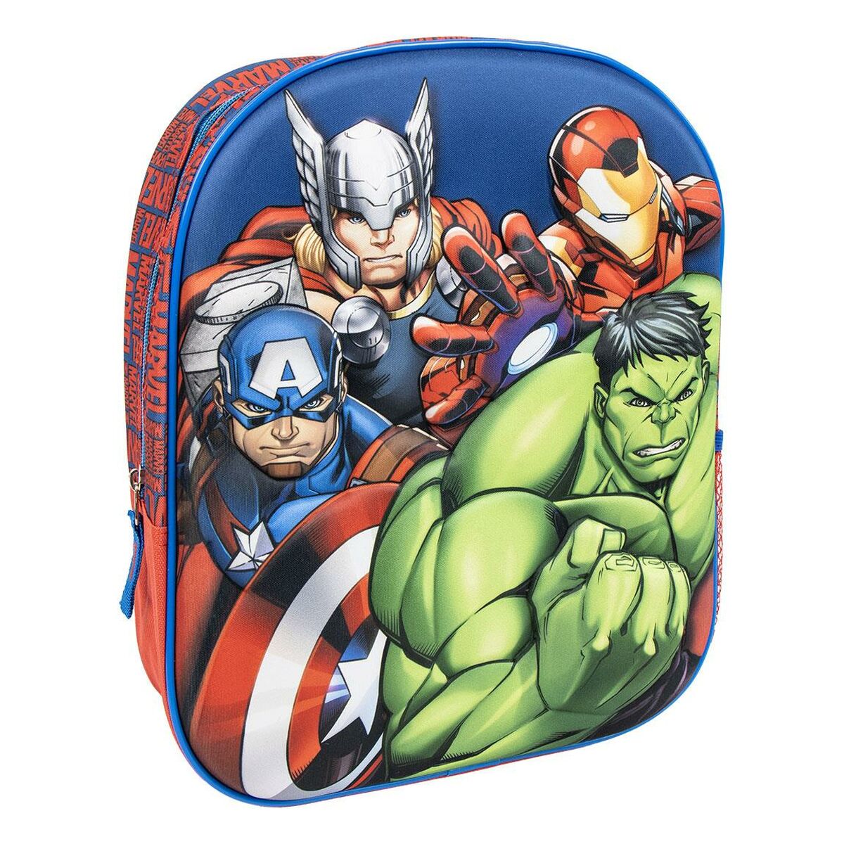 Ghiozdan The Avengers Albastru 8 x 31 x 27 cm - Birou și papetărie, Material școlar și educațional