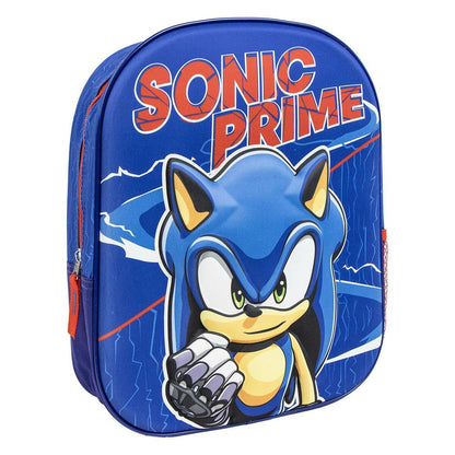 Ghiozdan Sonic Albastru 25 x 10 x 31 cm - Birou și papetărie, Material școlar și educațional