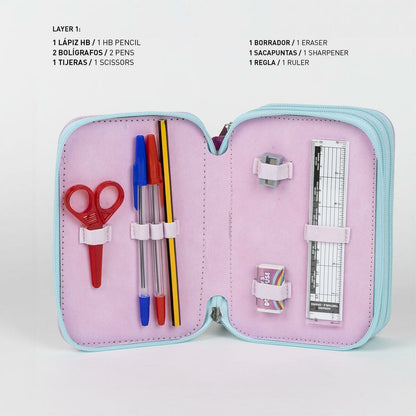 Penar Triplu Gabby's Dollhouse - Birou și papetărie, Material școlar și educațional