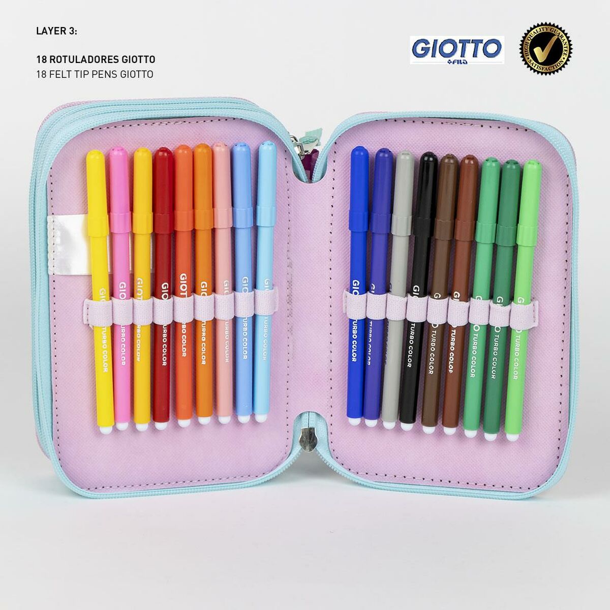 Penar Triplu Gabby's Dollhouse - Birou și papetărie, Material școlar și educațional