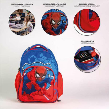 Ghiozdan Spider-Man Albastru - Birou și papetărie, Material școlar și educațional
