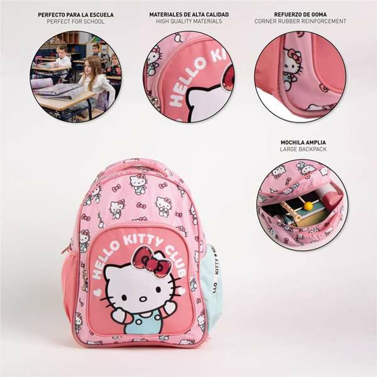 Rucsac pentru Copii Hello Kitty Roz - Birou și papetărie, Material școlar și educațional