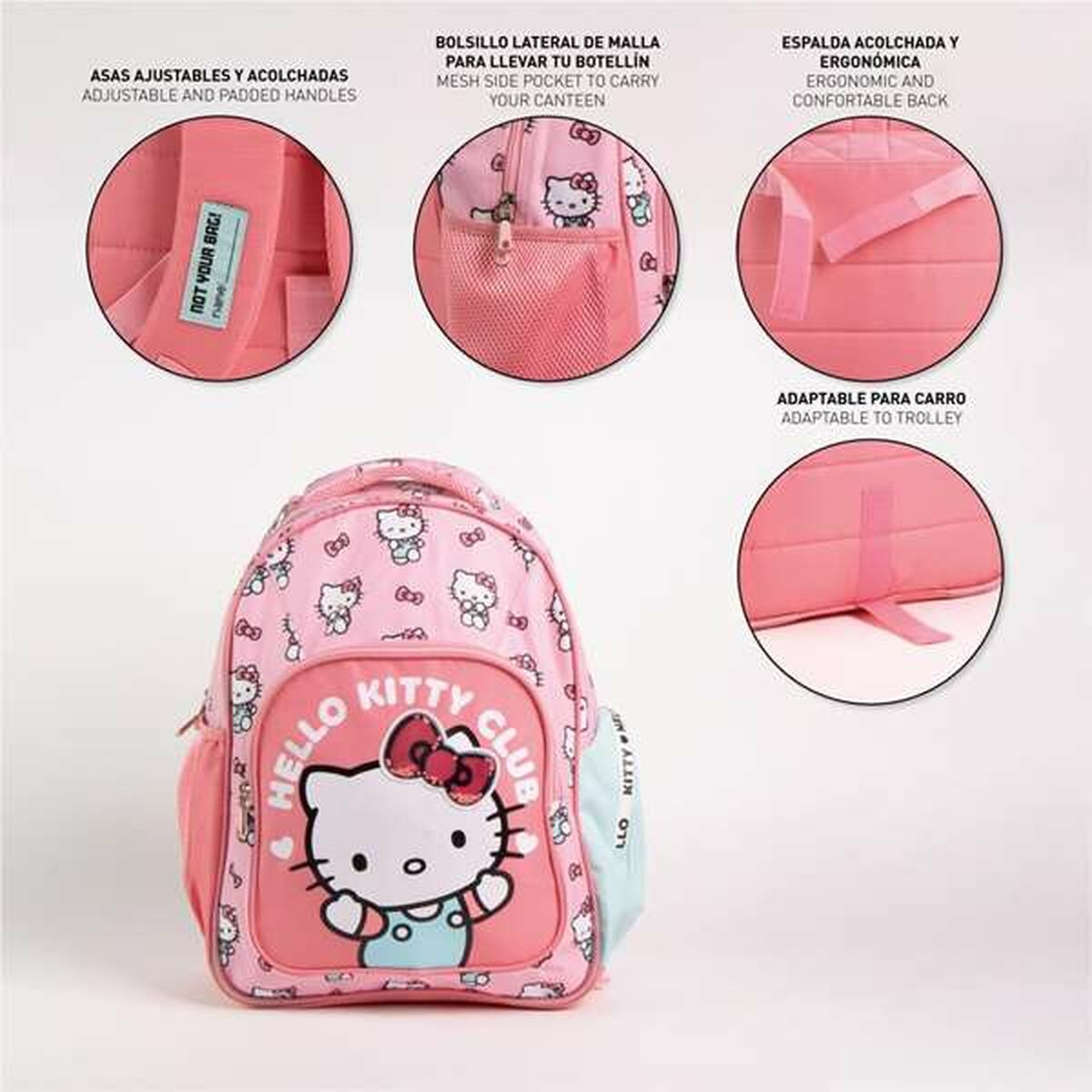 Rucsac pentru Copii Hello Kitty Roz - Birou și papetărie, Material școlar și educațional