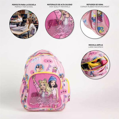 Ghiozdan Barbie Fucsia - Birou și papetărie, Material școlar și educațional