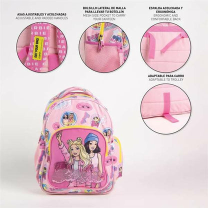 Ghiozdan Barbie Fucsia - Birou și papetărie, Material școlar și educațional